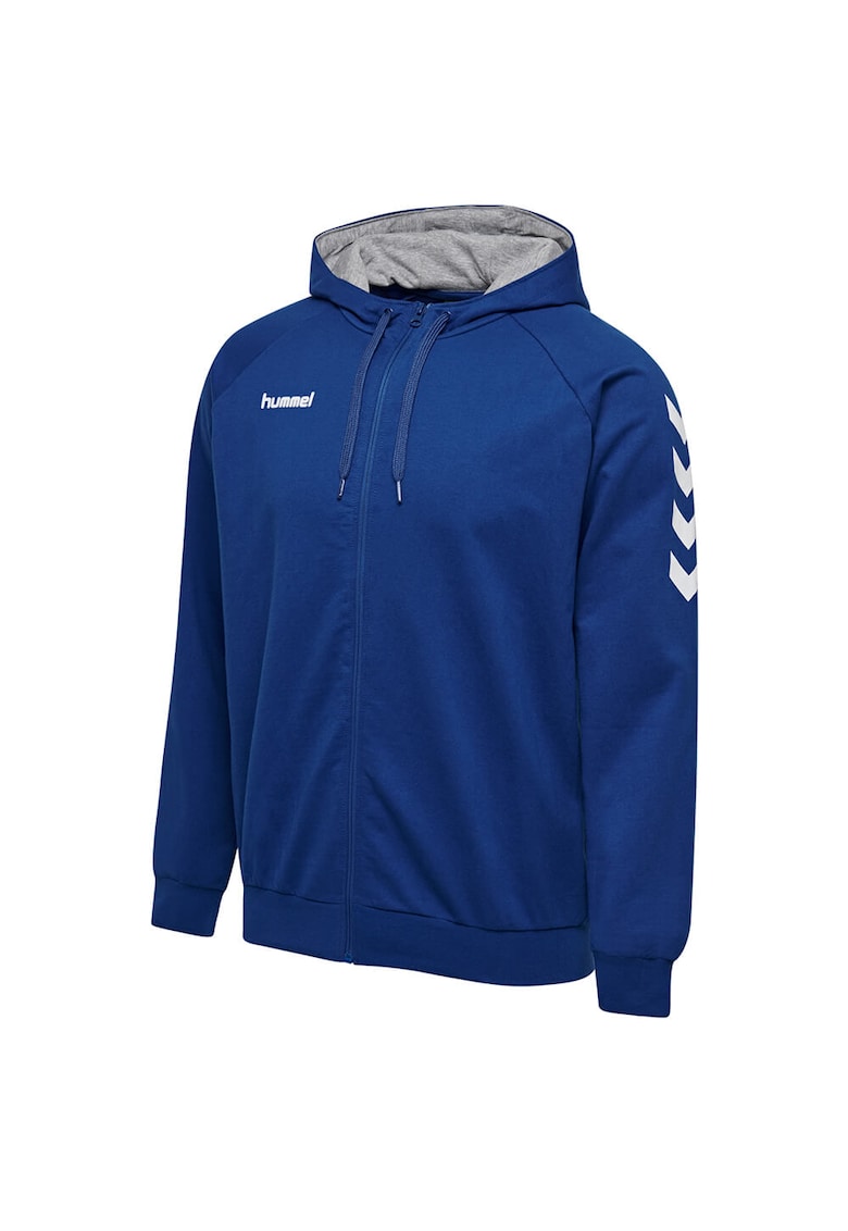 Hanorac  Go Cotton Zip - albastru - barbati