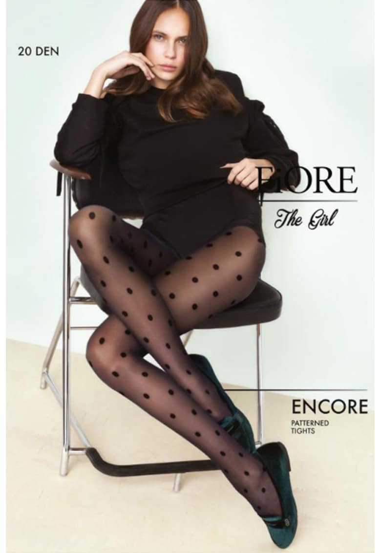 Ciorap Encore 20 Den - Negru