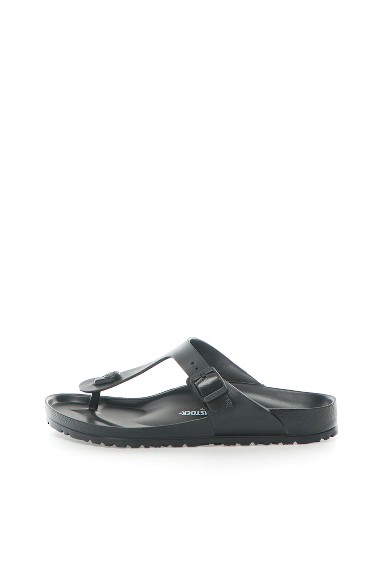 Papuci flip-flop negri cu calapod clasic Gizeh