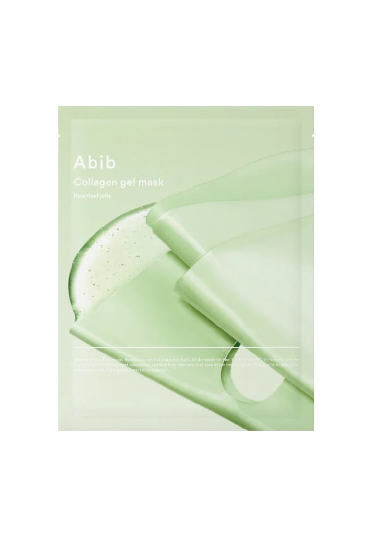 Masca gel cu colagen vegan si extract de Heartleaf pentru hidratare si calmare Collagen gel mask Heartleaf jelly - 35g