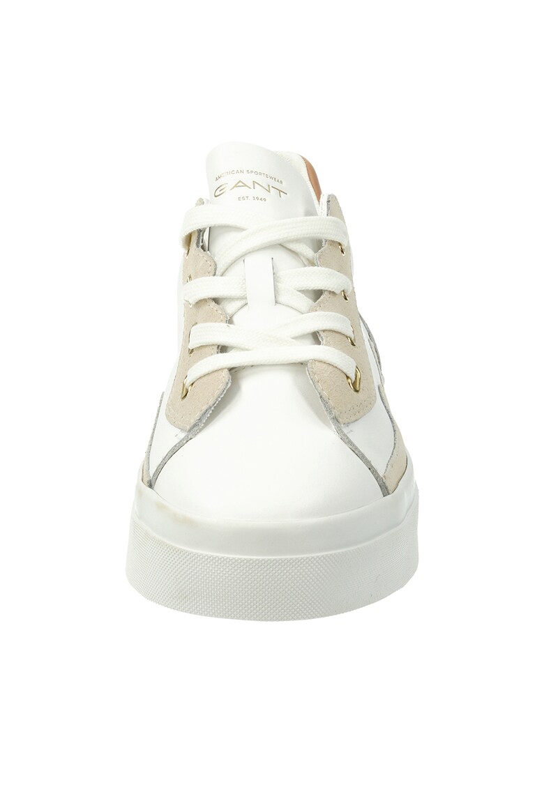Pantofi sport de piele cu model colorblock