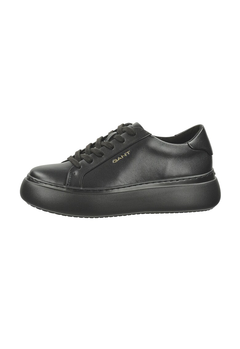 Pantofi sport flatform de piele