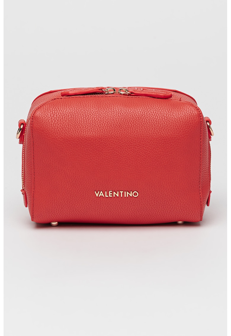 Geanta crossbody de piele ecologica cu logo in relief Pattie