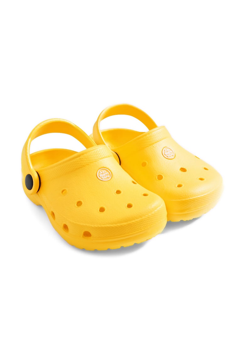 Saboti slingback galbeni