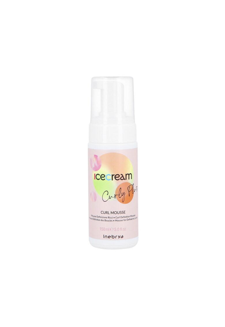 Spuma pentru par cret/ondulat Ice Cream Curly Plus - 150 ml