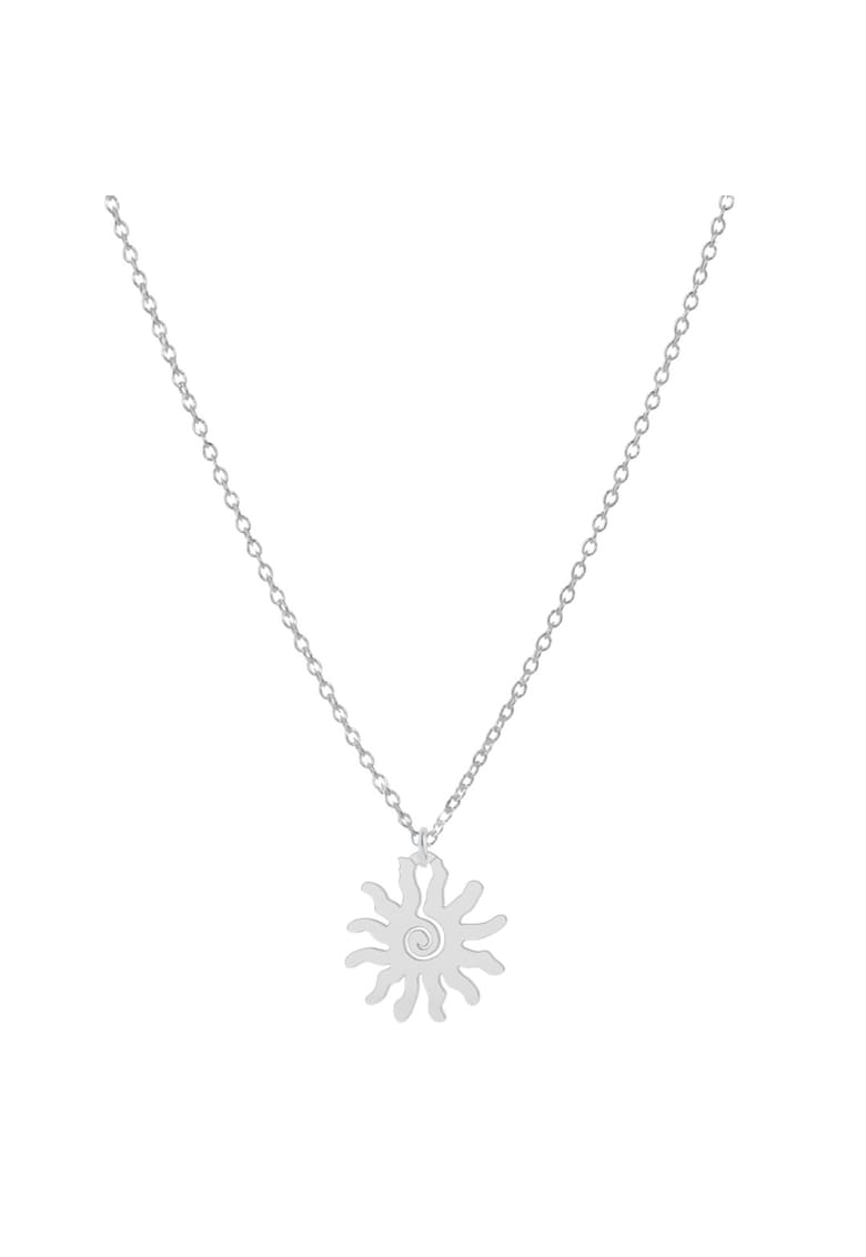 Lant cu pandantiv SOARE din Argint 925 - reglabil 47-50 cm - unisex