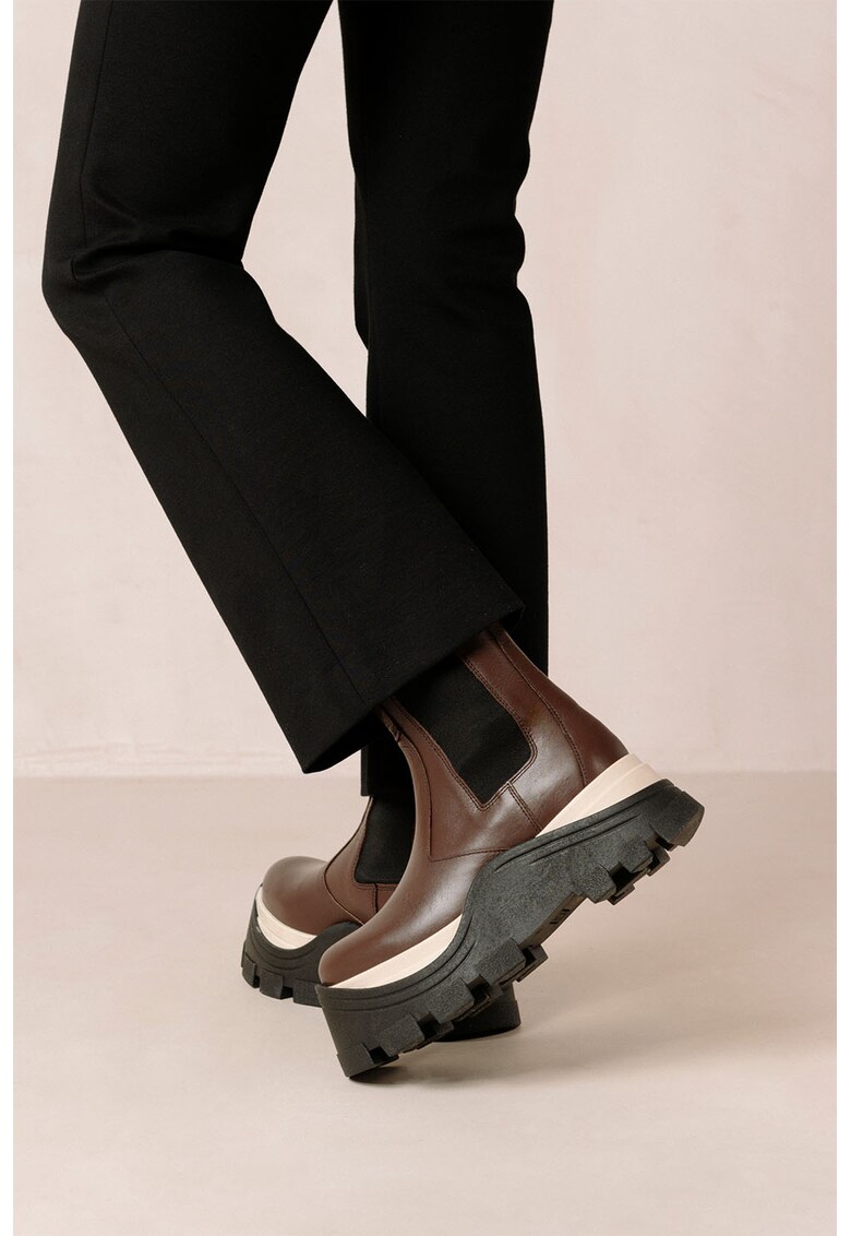 Ghete Chelsea mid-calf de piele Phoenix