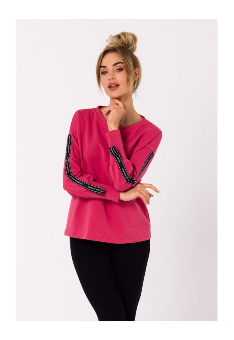 Fabricat din Emotion Pulover pentru femei fără glugă Tsewang M727 coniac