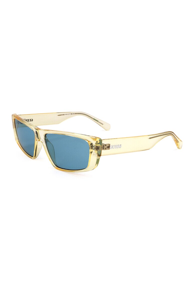 Guess Ochelari de soare dreptunghiulari unisex cu lentile uni