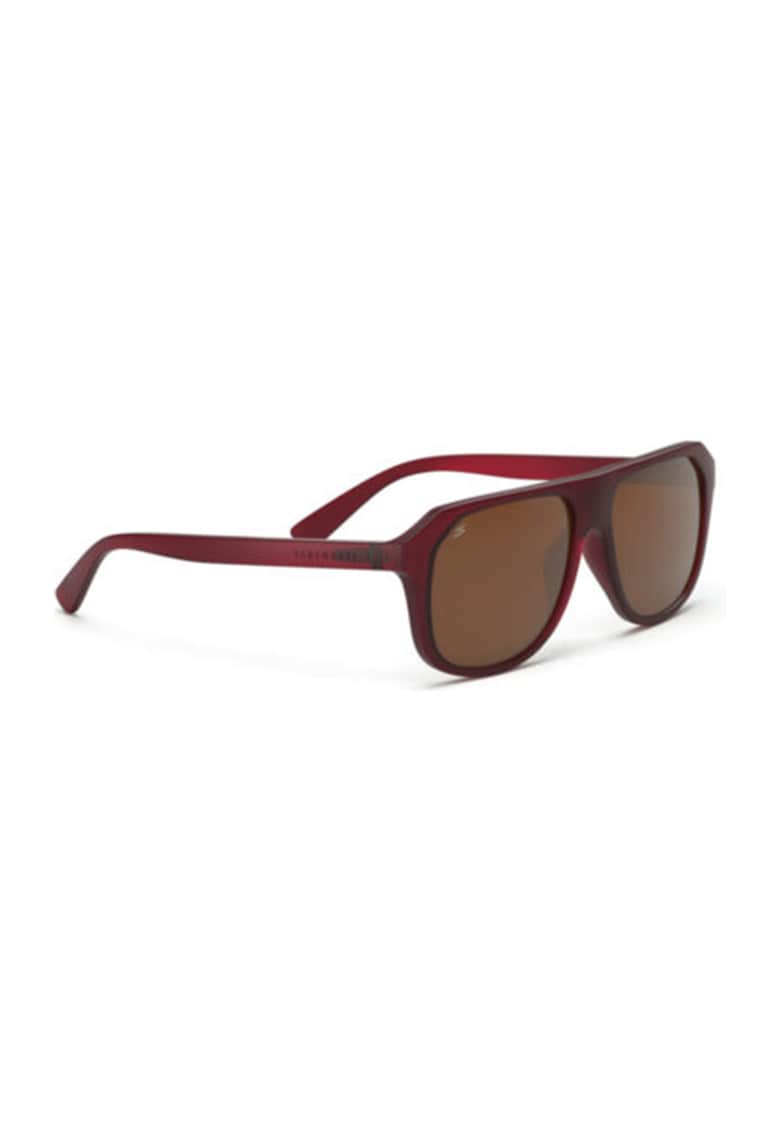 Ochelari OATMAN Frosted Crystal Burgundy - Spirit Polarized Drivers Cat 2 to 3