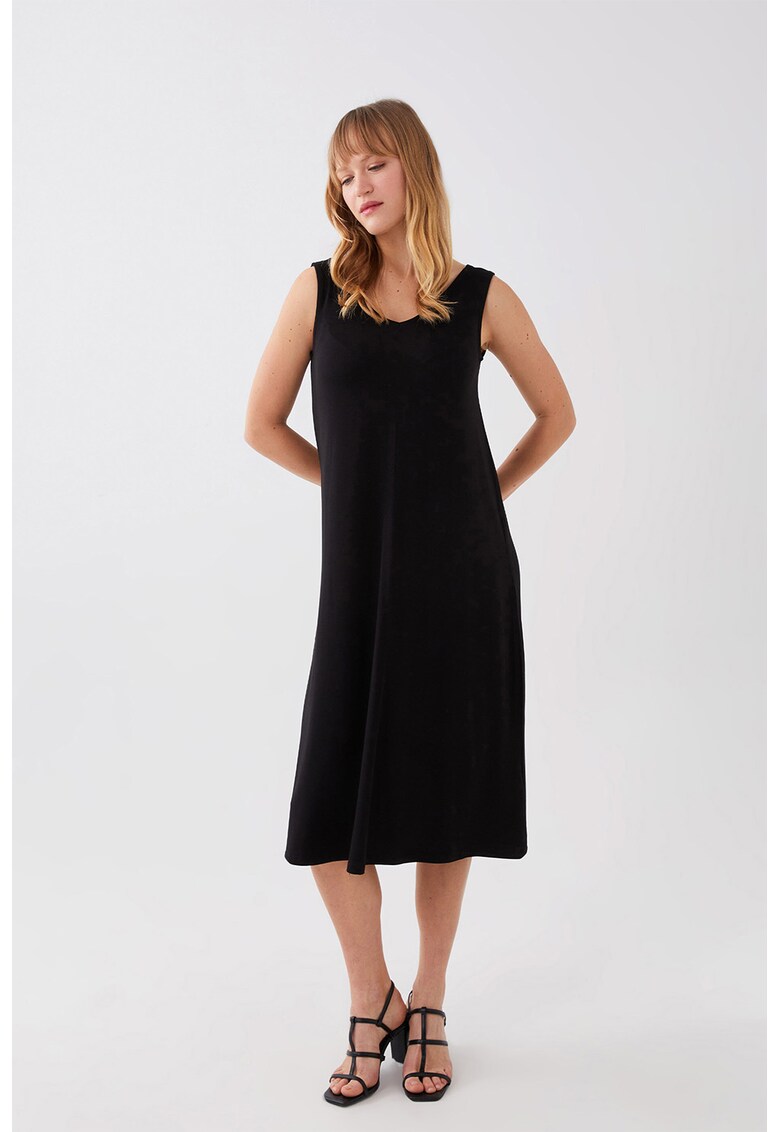 Rochie cu decolteu in V fara maneci