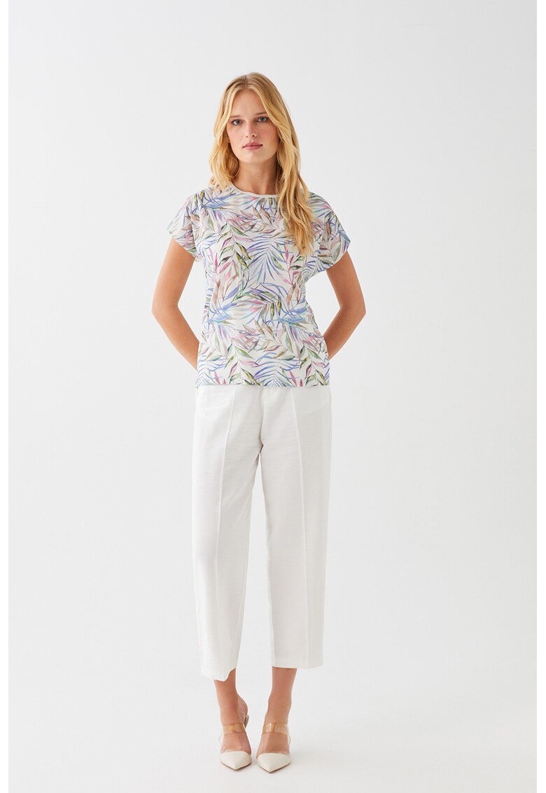 Tricou cu imprimeu tropical