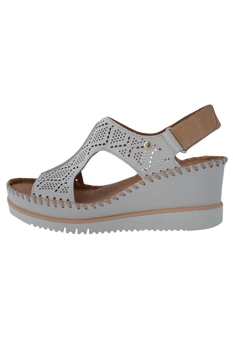 Sandale dama - din piele naturala - marca W3Z-1775C1-52-21 - crem - Crem