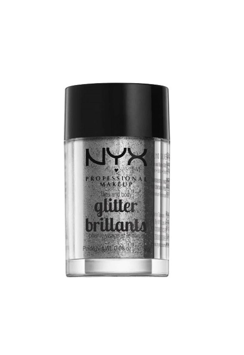 Sclipici pentru fata si corp - Glitter - 10 Silver - 2.5 g