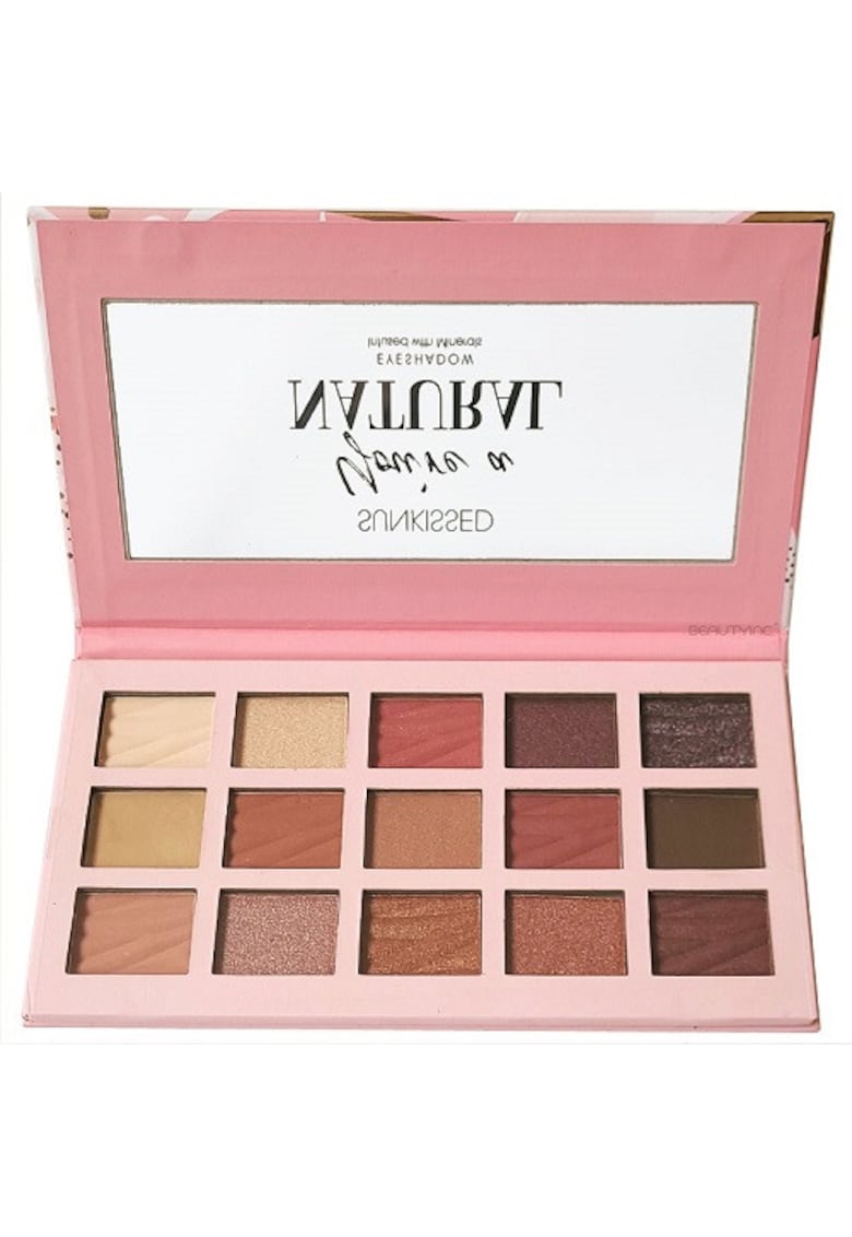 Paleta farduri de ochi - You`re a Natural - Vegan - 15 culori