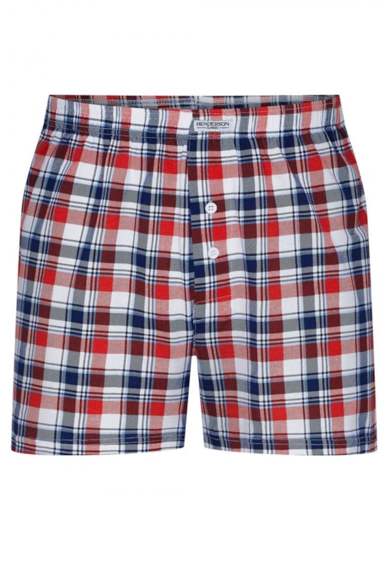 Boxeri barbati Classic 1442-1449 K320 - Bleumarin/rosu