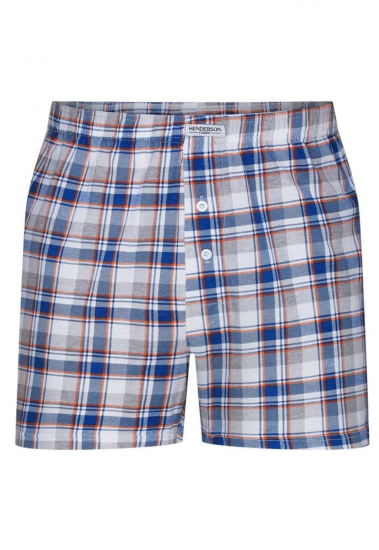 Boxeri barbati Classic 1442-1449 K319 - Gri/albastru