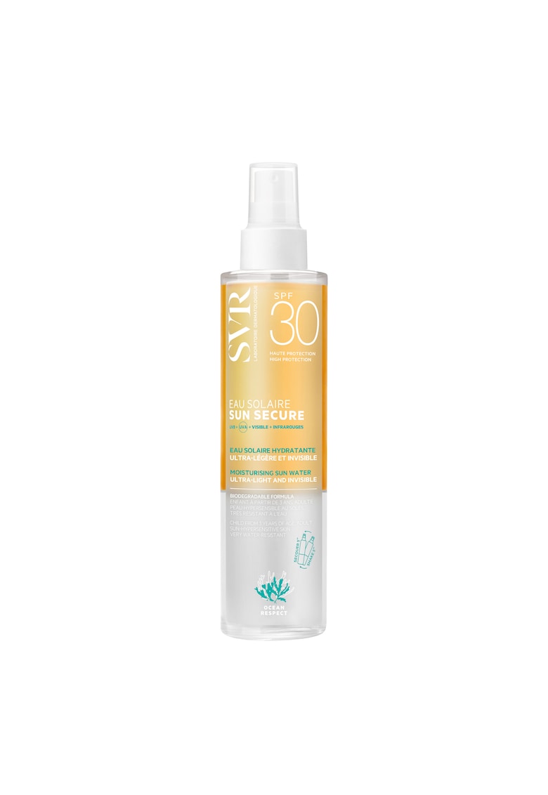 Apa pentru protectie solara - formula biodegradabila cu SPF50+ -  Sun Secure - 200 ml Apa pentru protectie solara - formula biodegradabila cu SPF50+ -  Sun Secure - 200 ml