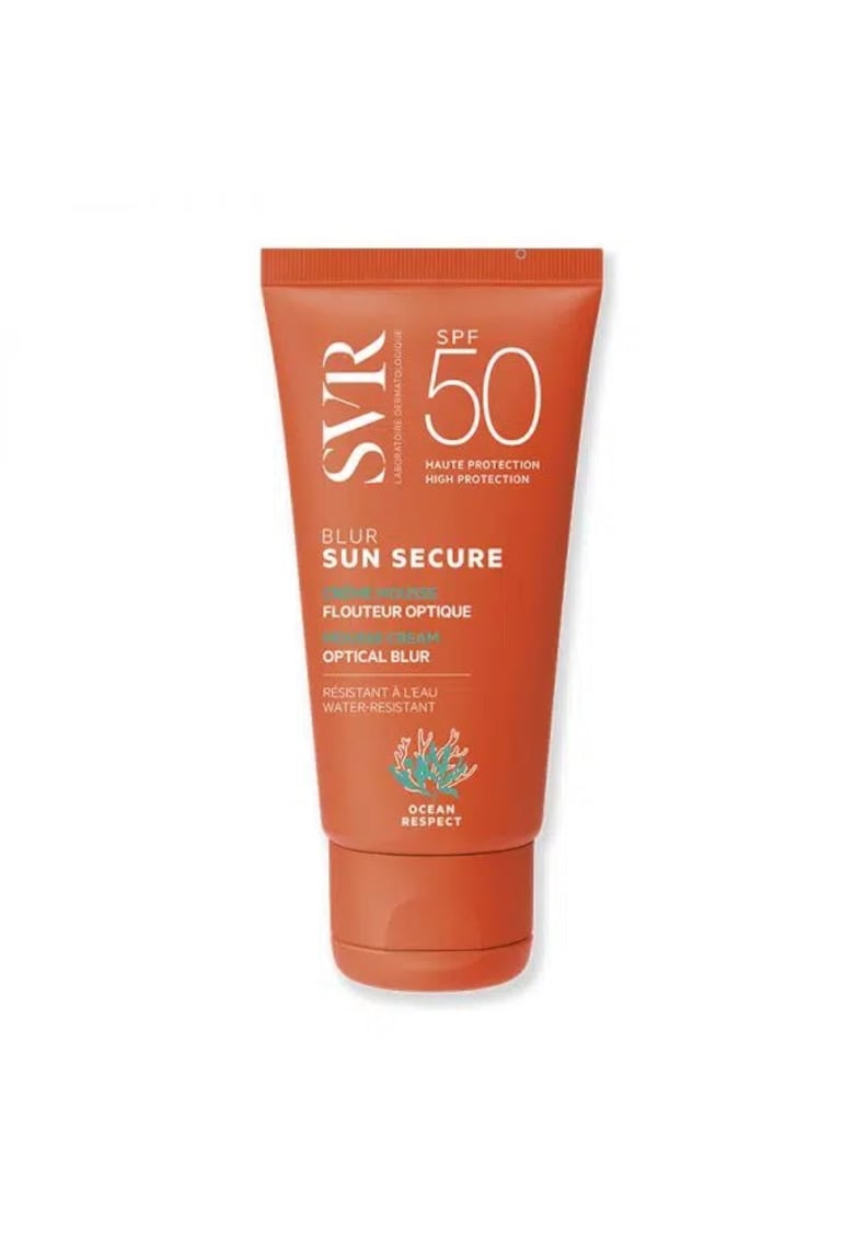 Crema spuma pentru protectie solara fara parfum - Sun Secure Blur - SPF 50+ - 50 ml