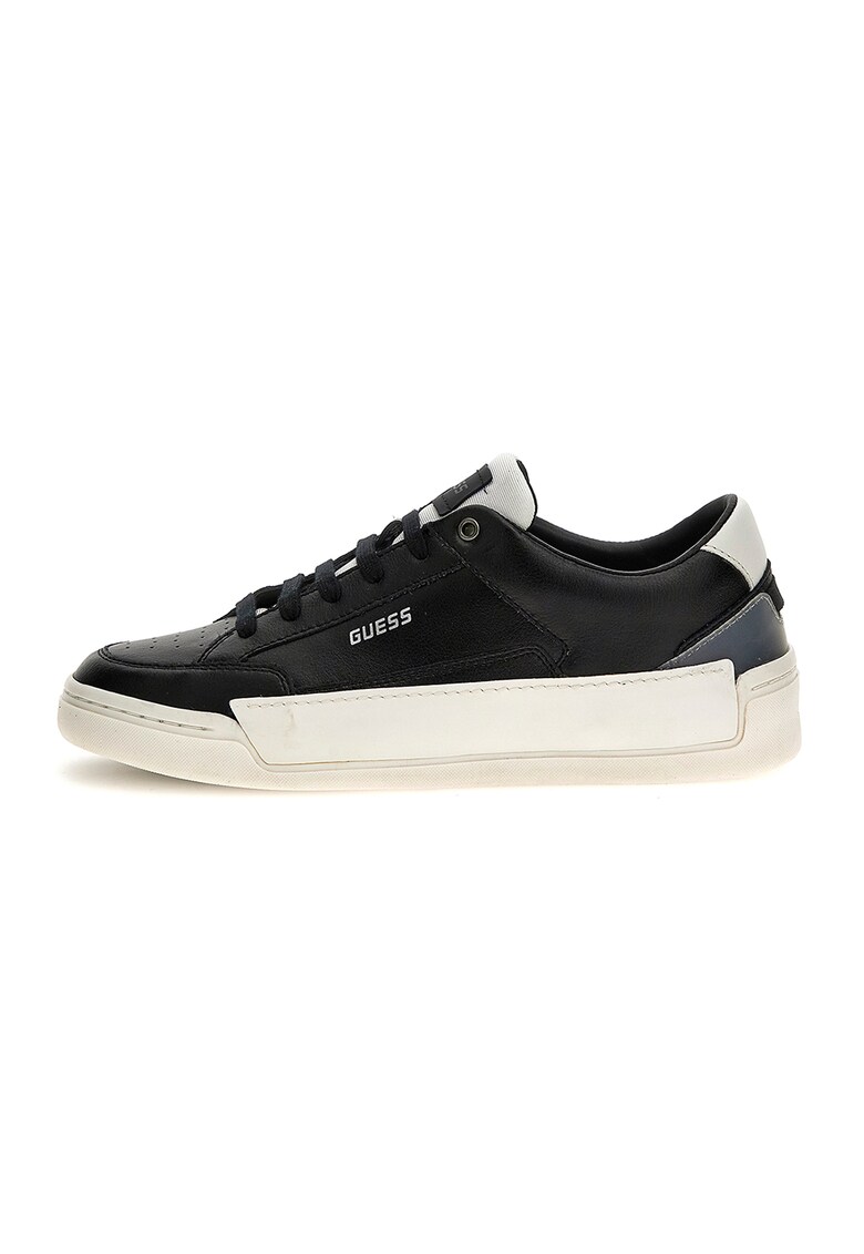 Pantofi sport de piele cu model colorblock