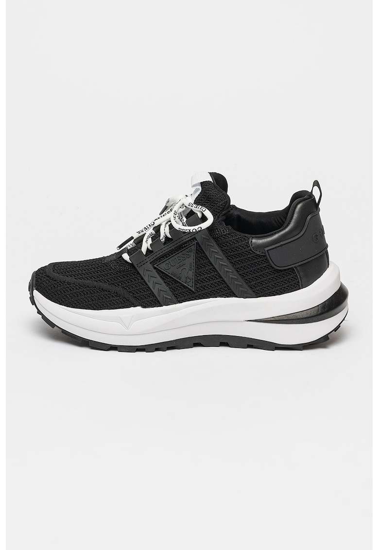 Pantofi sport din plasa tricotata cu garnituri cauciucate Kadinn