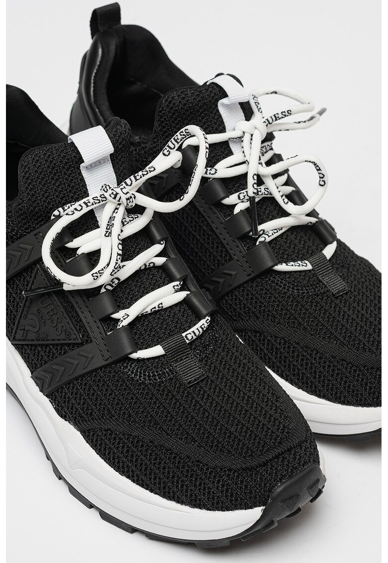 Pantofi sport din plasa tricotata cu garnituri cauciucate Kadinn