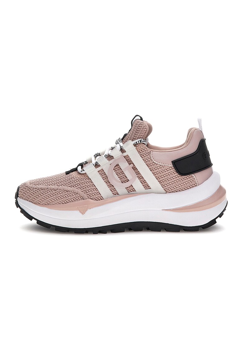 Pantofi sport din plasa tricotata cu garnituri cauciucate Kadinn