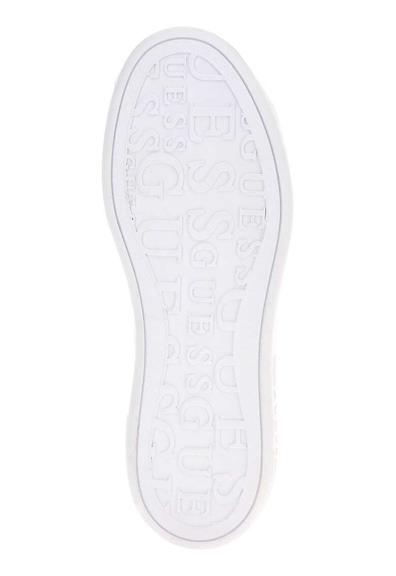Pantofi sport de piele ecologica cu logo