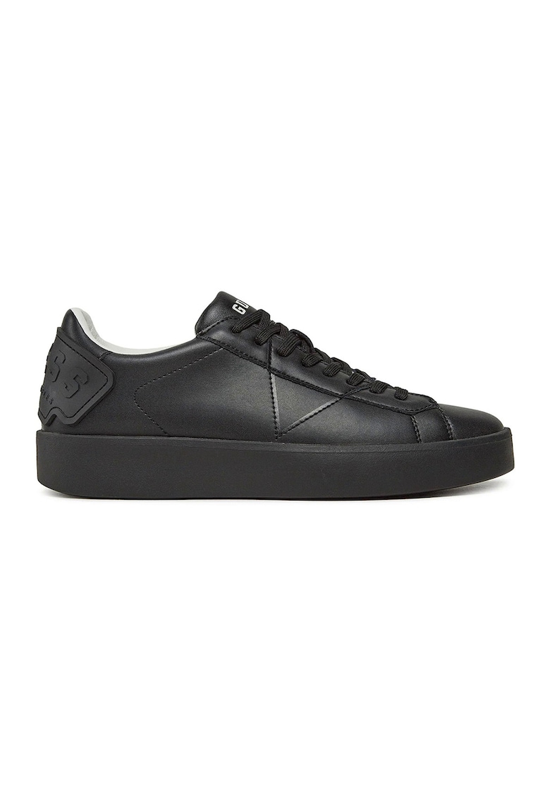 Pantofi sport cu logo in relief - Negru