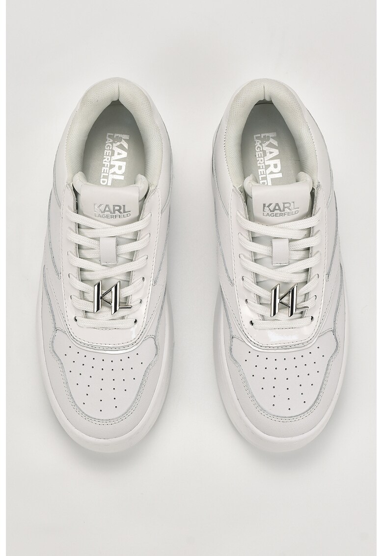 Pantofi sport flatform de piele