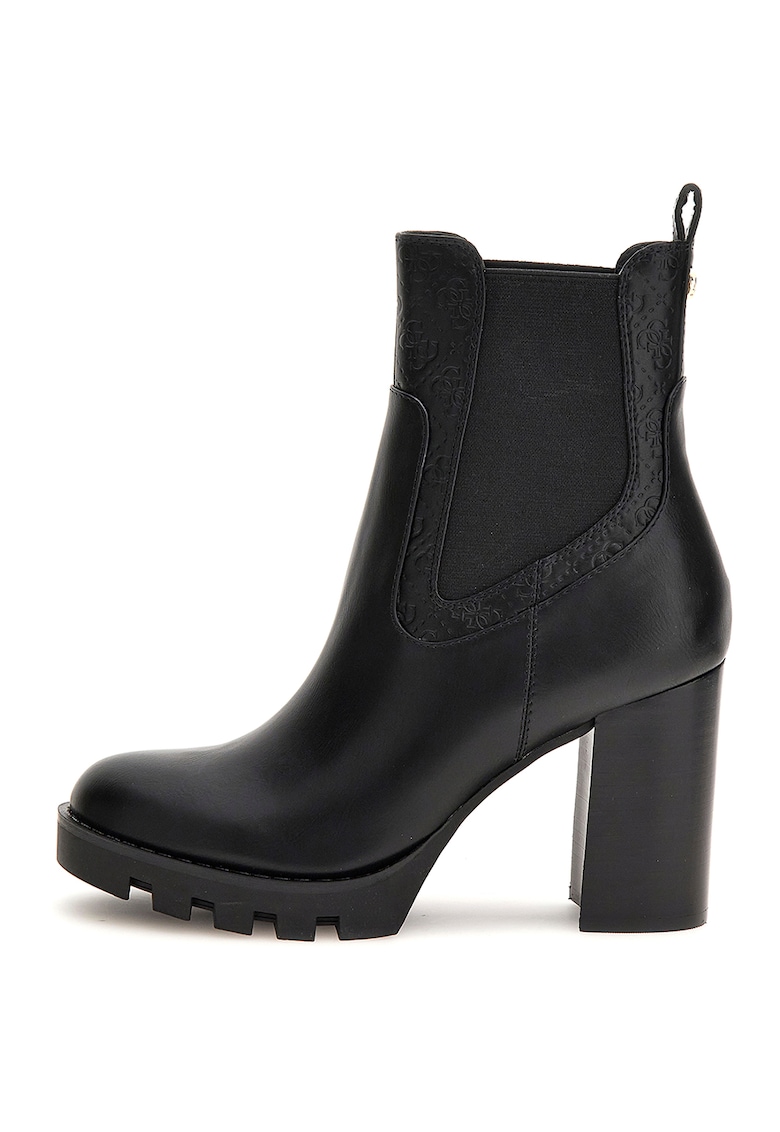 Guess Botine chelsea de piele ecologica