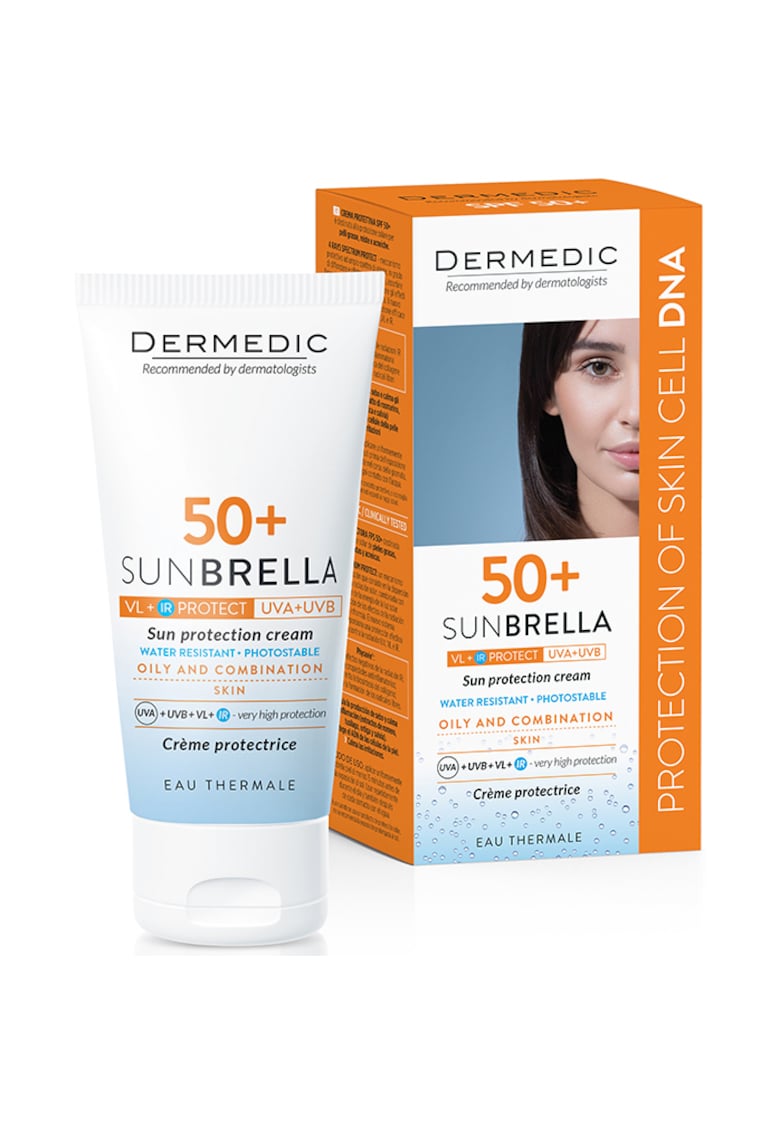 Crema protectie solara SPF 50+ pentru ten mixt si gras - Sunbrella 50 ml