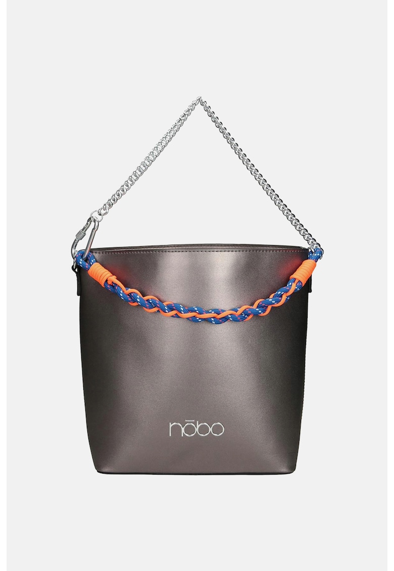 Geanta pentru femei Enigma - Piele ecologica - 36X30X14 - Gun - Glossy Geanta pentru femei Enigma - Piele ecologica - 36X30X14 - Gun - Glossy