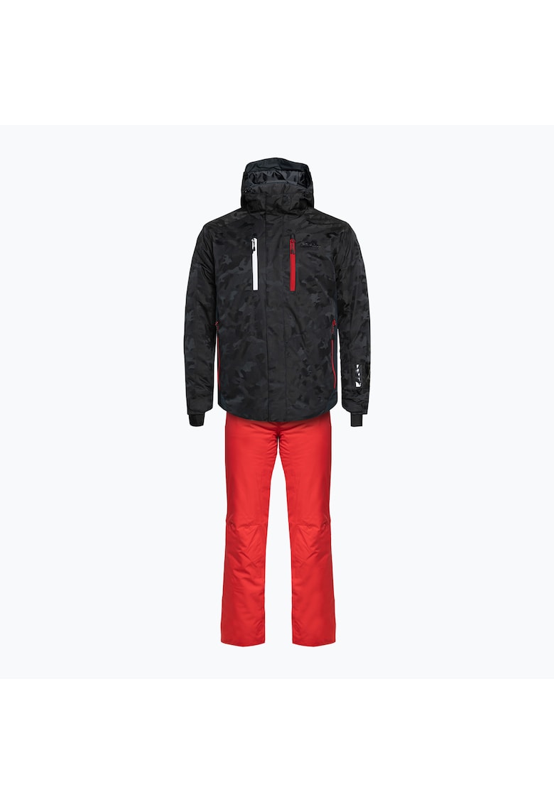 Set schi pentru barbati - Poliester - Rosu/Negru