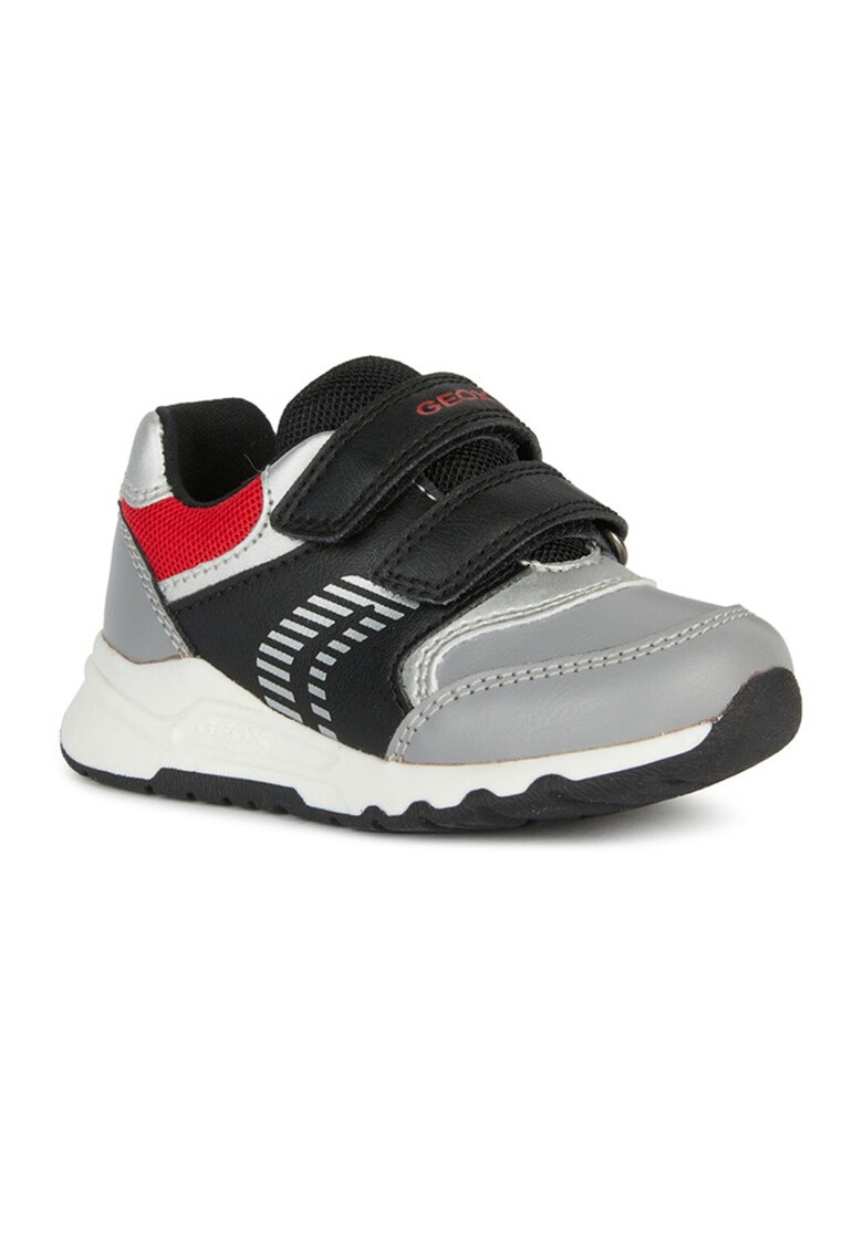 Pantofi sport cu model colorblock si inchidere velcro