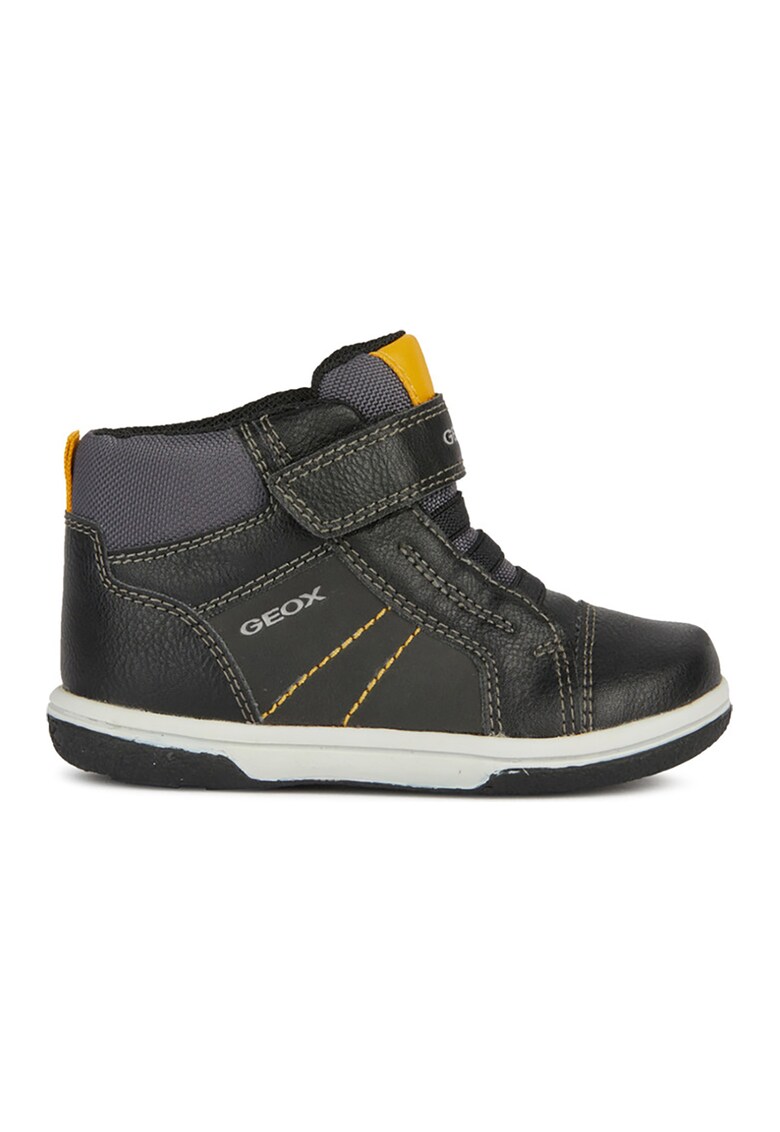 Pantofi sport din piele cu barete cu inchidere velcro
