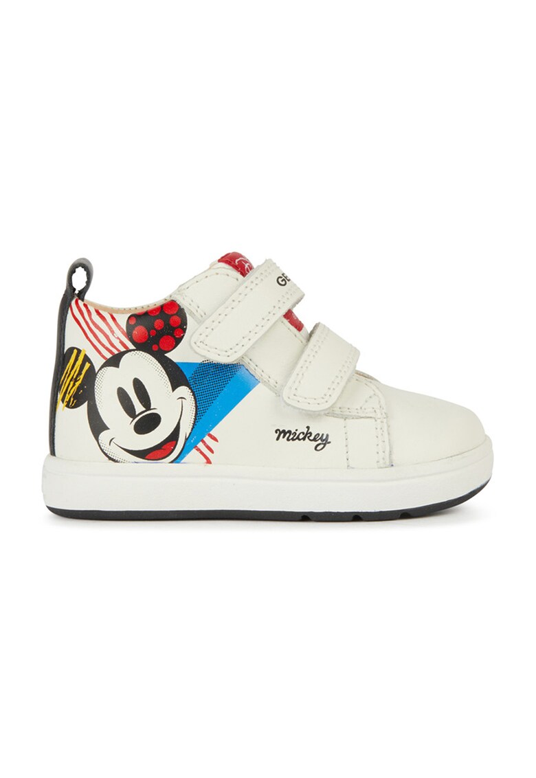 Pantofi sport cu inchidere velcro si model cu desene animate