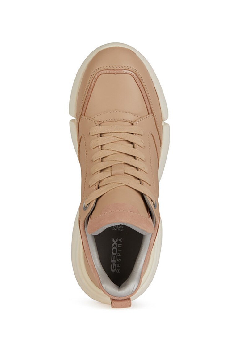 Pantofi sport cu garnituri din piele intoarsa