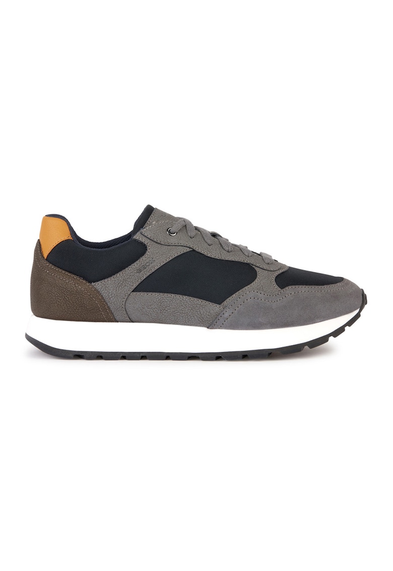 Pantofi sport cu insertii de piele intoarsa