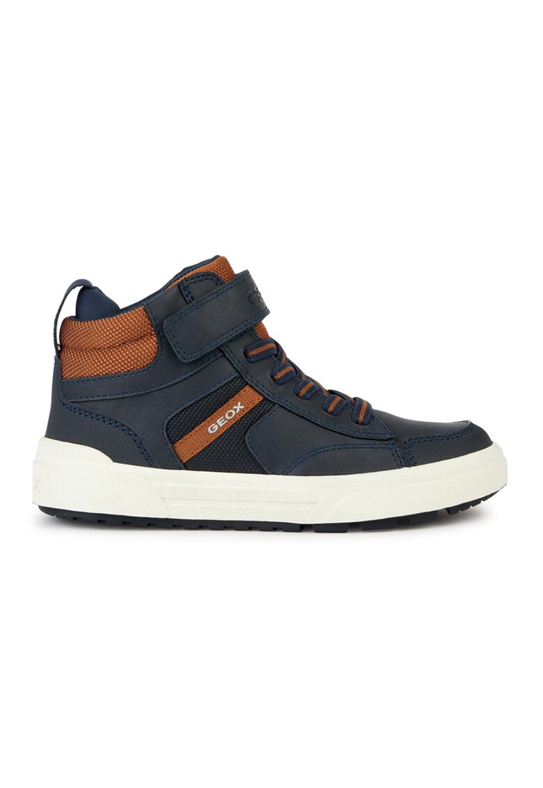 Pantofi sport high-cut din piele ecologica