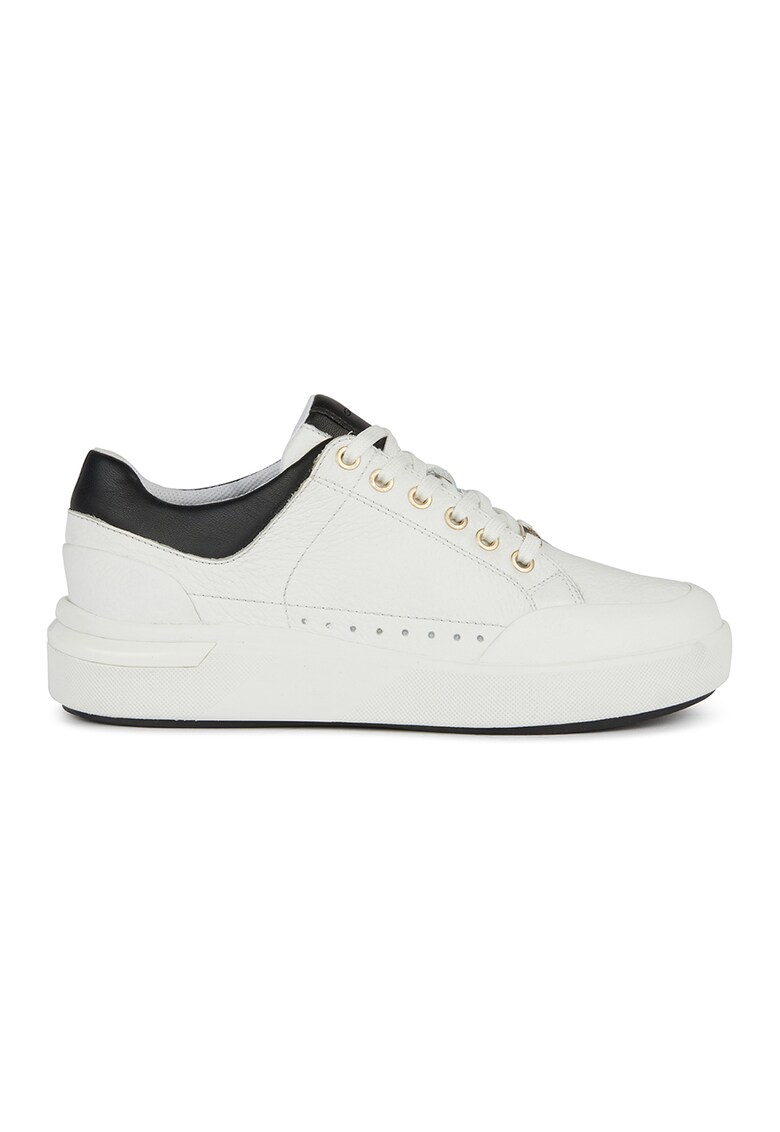 Pantofi sport cu segmente de piele