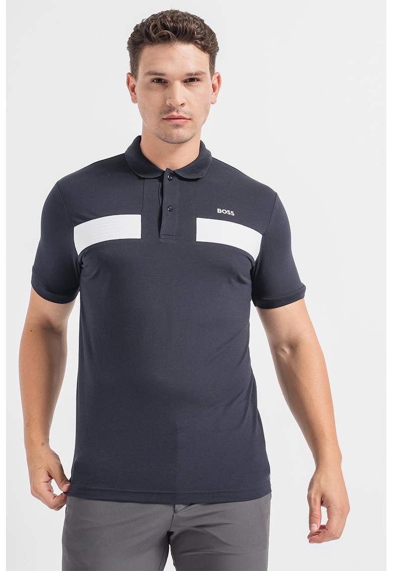 Tricou polo cu logo brodat Paule