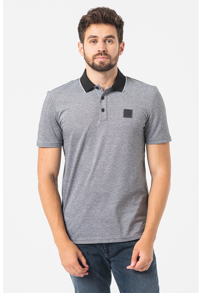 Tricou polo cu aplicatie logo