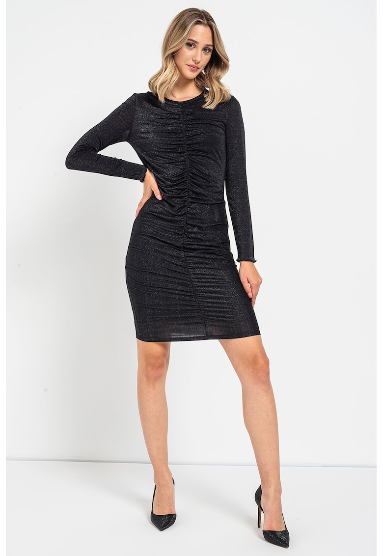 Rochie mini cu insertii de lurex