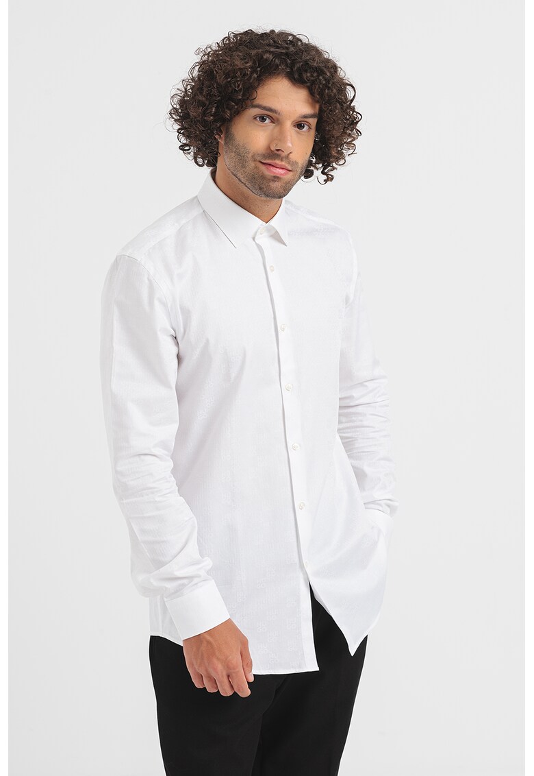 Camasa slim fit cu model Kenno
