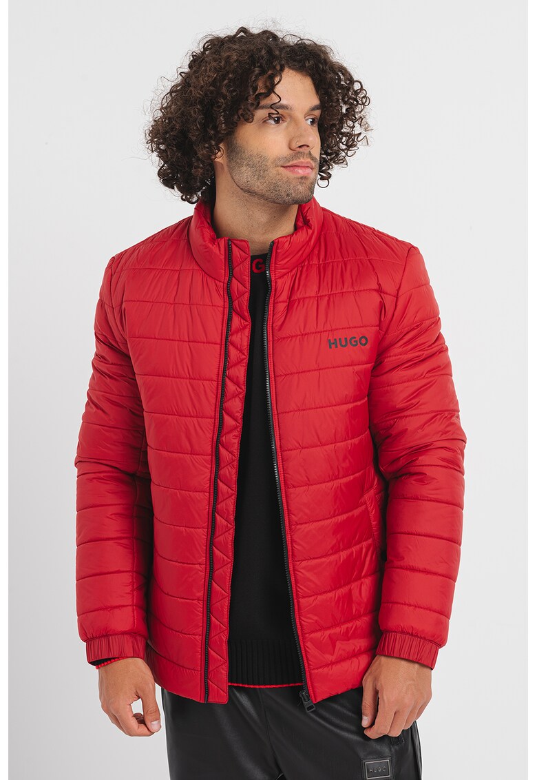 Geaca usoara slim fit Benti - Rosu inchis