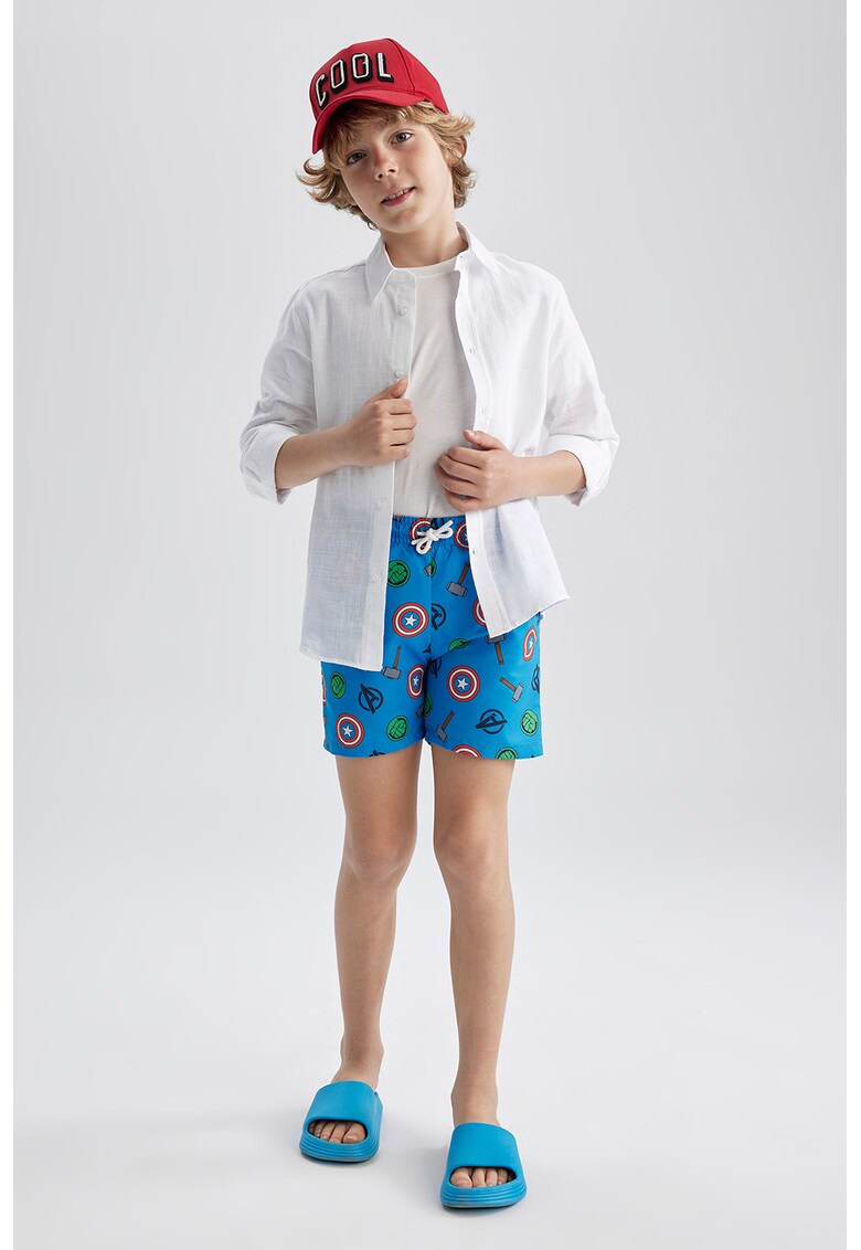 Pantaloni scurti de baie cu imprimeu
