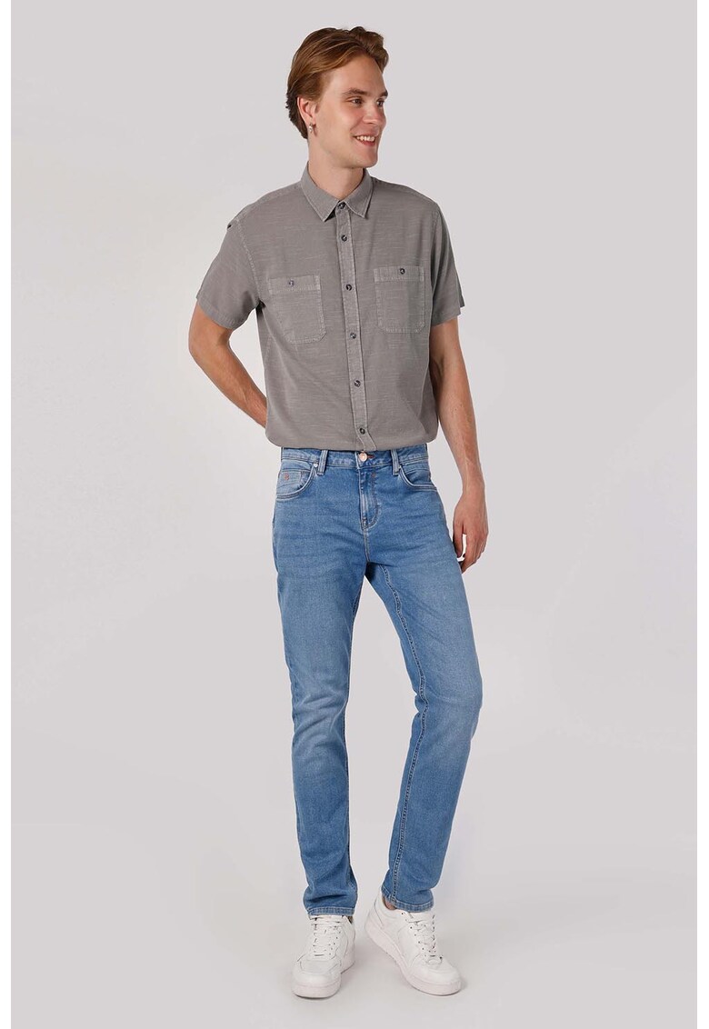 Blugi drepti 044 Karl - Albastru deschis