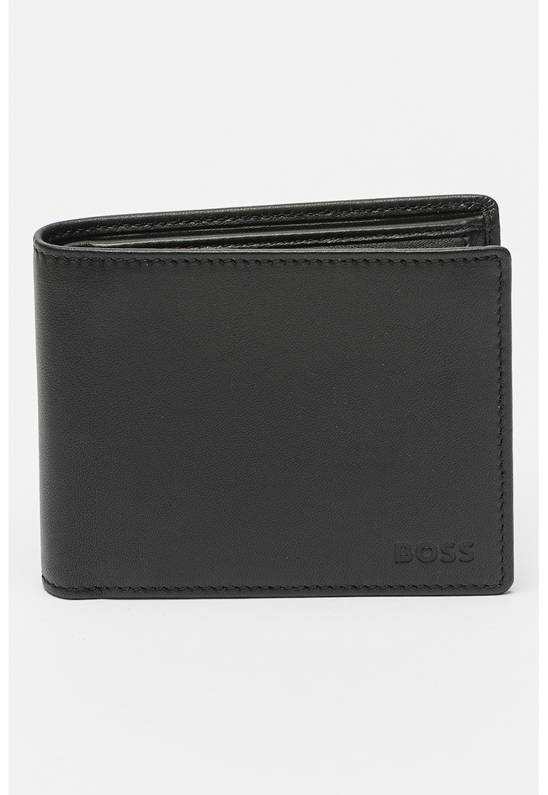 Portofel pliabil de piele Asolo - Negru