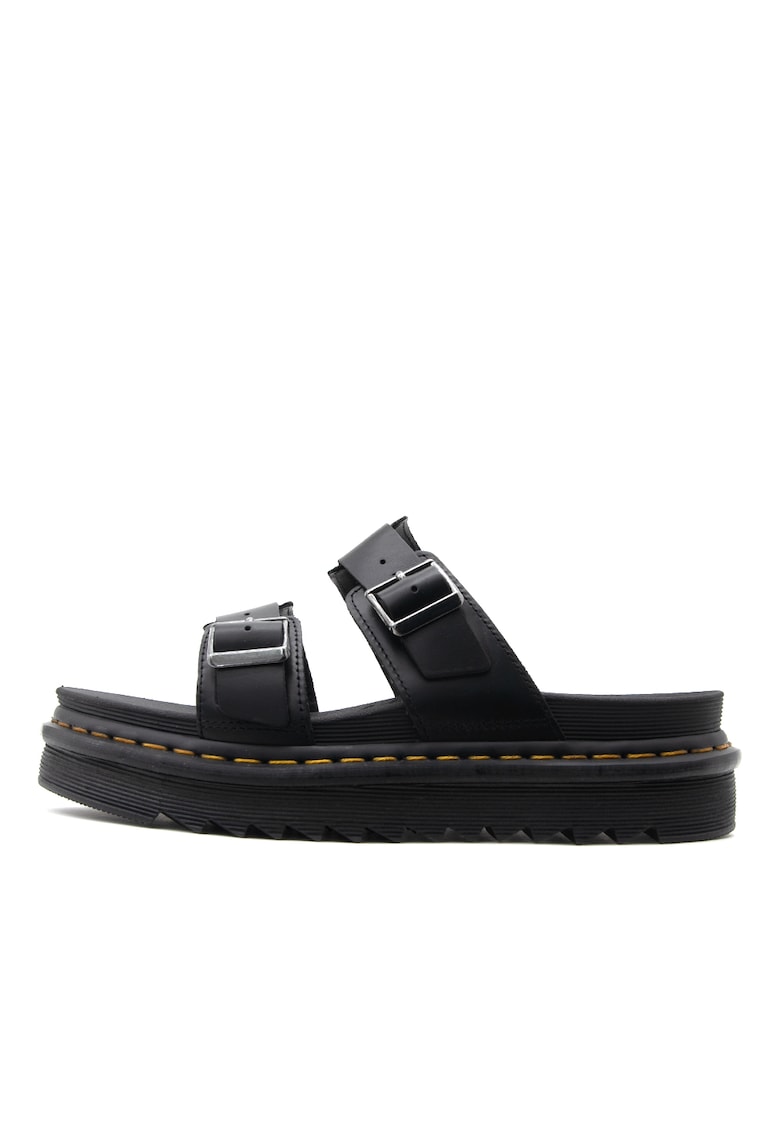 Papuci barbati - Piele - Negru - 45EU